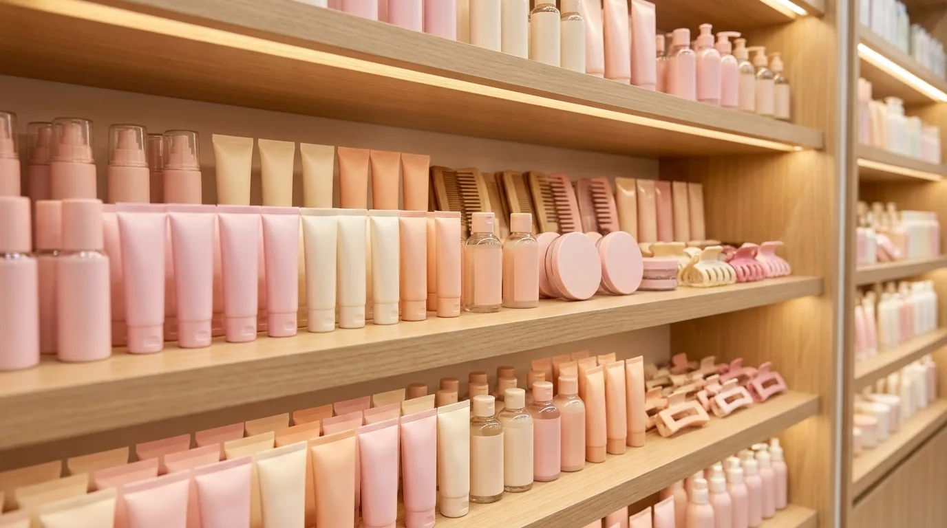 A beauty & personal care shelf bay in a shop like yours