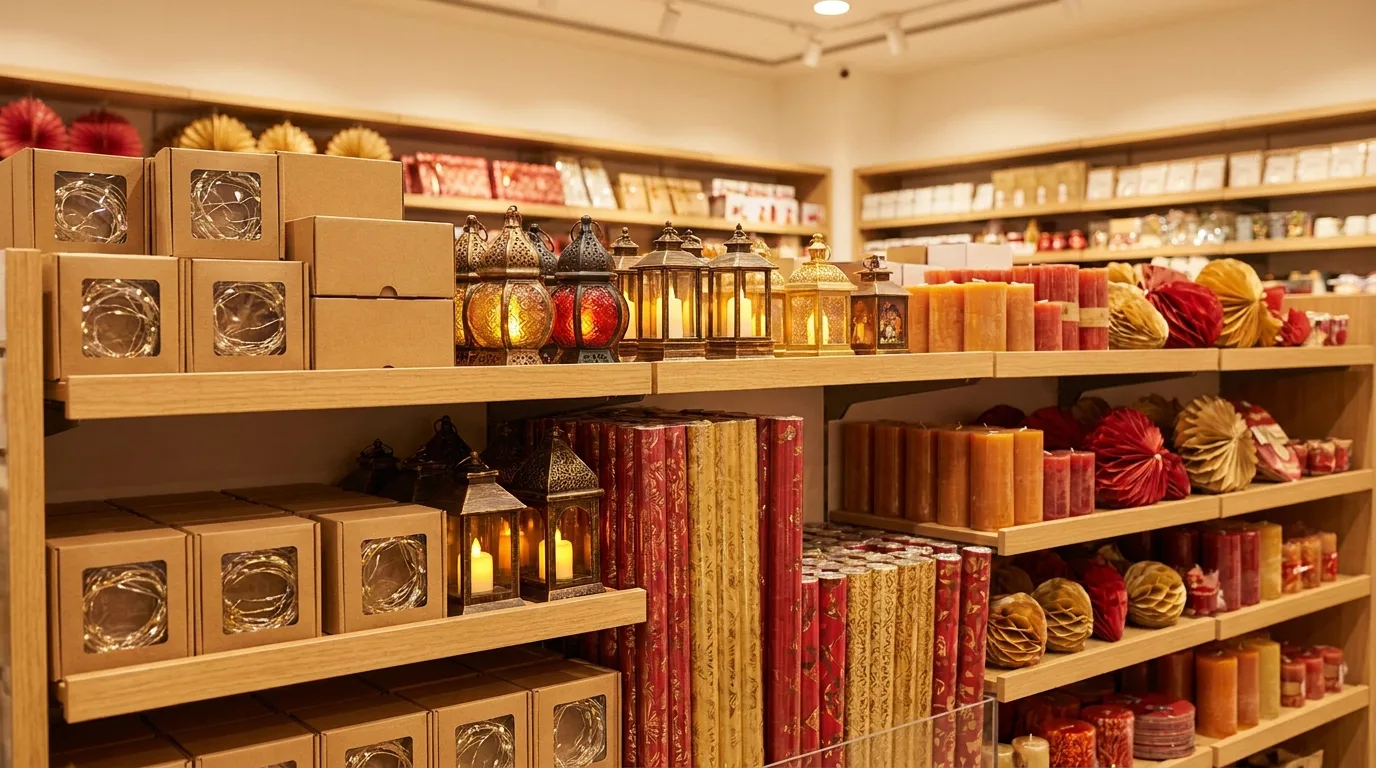 A festive & gifting shelf bay in a shop like yours